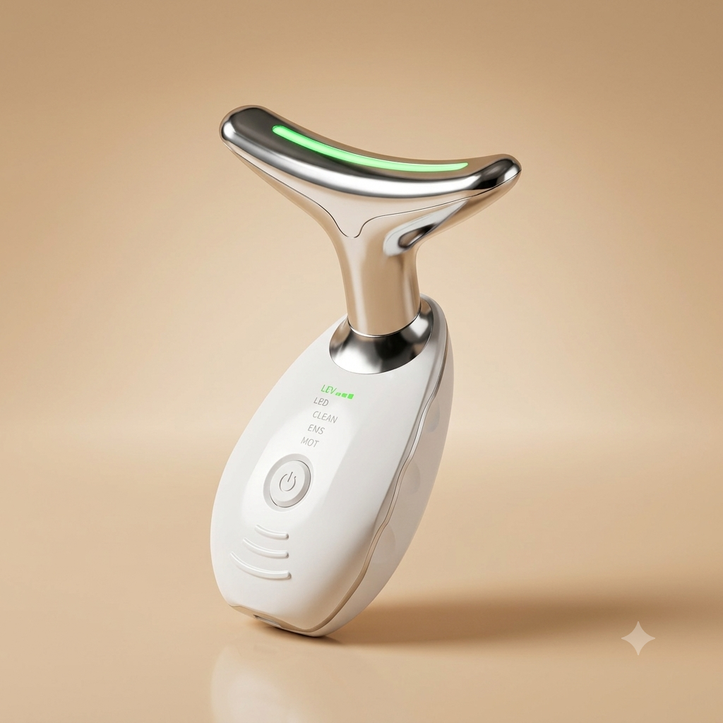Luminéa Lift™ LED neck and face lifting massager studio product photo